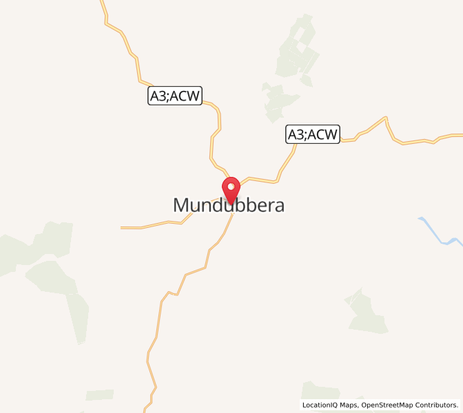 Map of Mundubbera, Queensland