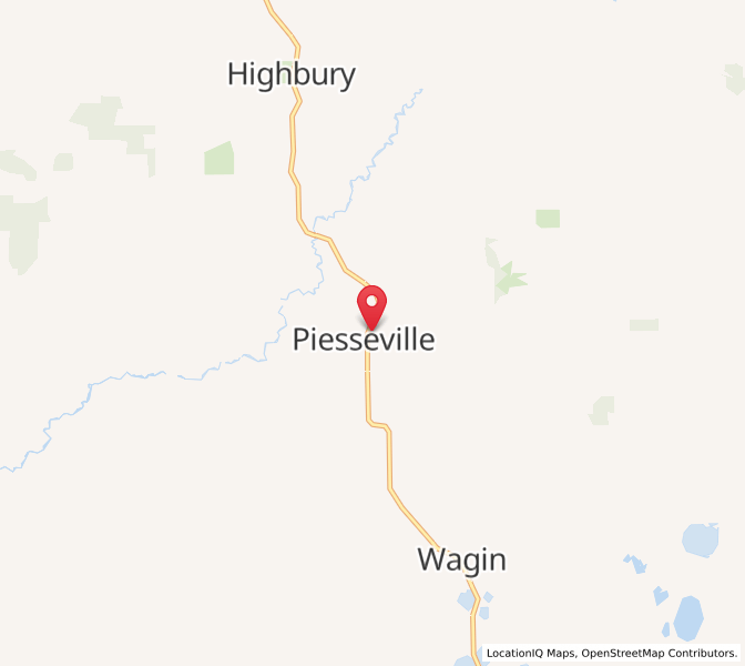 Map of Piesseville, Western Australia