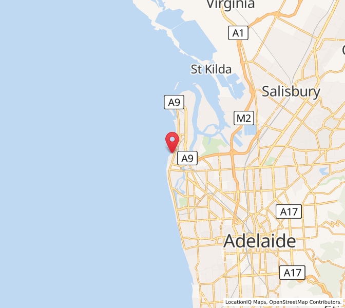 Map of Semaphore, South Australia