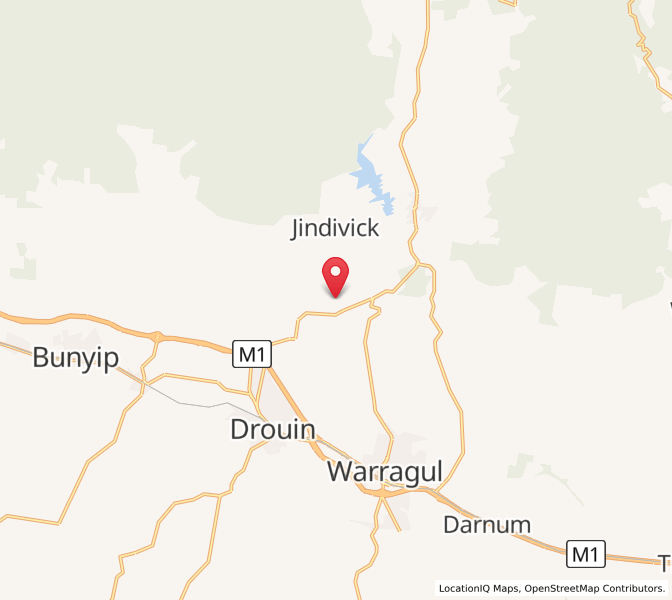 Map of Tarago, VictoriaVictoria