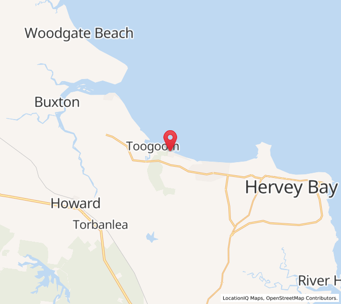 Map of Toogoom, Queensland