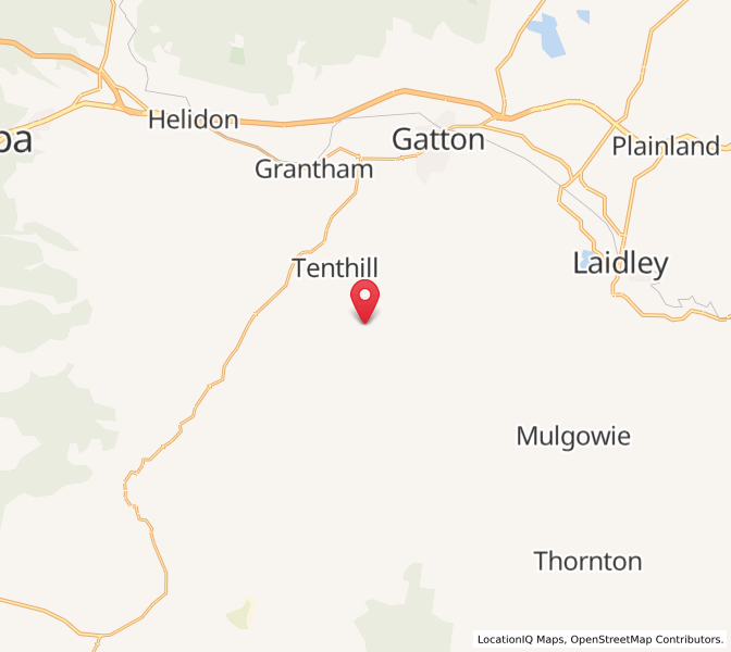 Map of Upper Tent Hill, Queensland