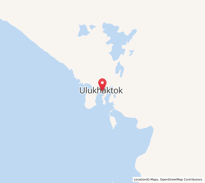 Map of Ulukhaktok, Northwest TerritoriesNorthwest Territories