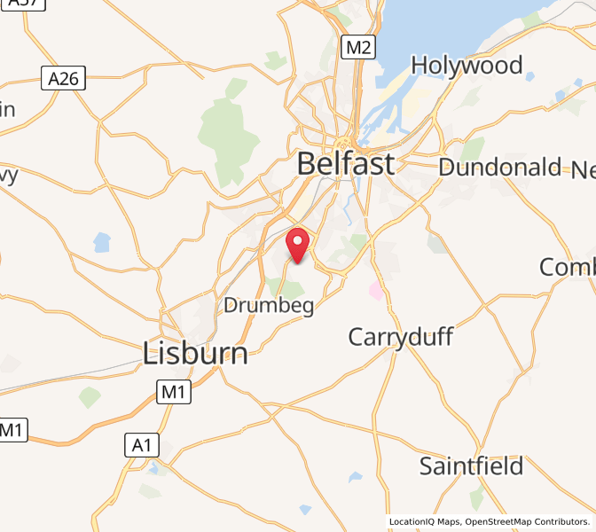 Map of Balmoral, Northern IrelandNorthern Ireland