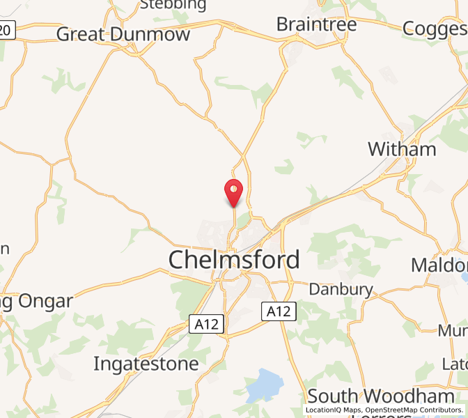 Map of Broomfield, EnglandEngland