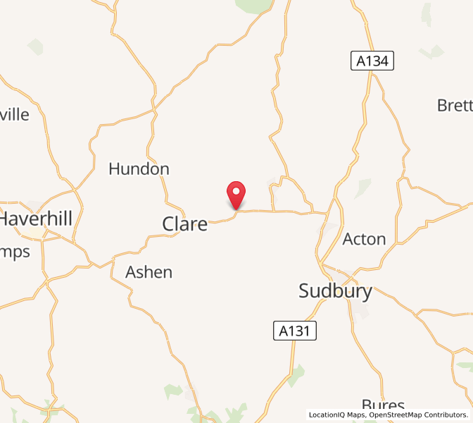 Map of Cavendish, EnglandEngland