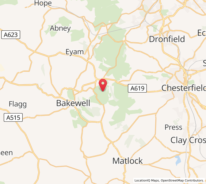 Map of Chatsworth, EnglandEngland