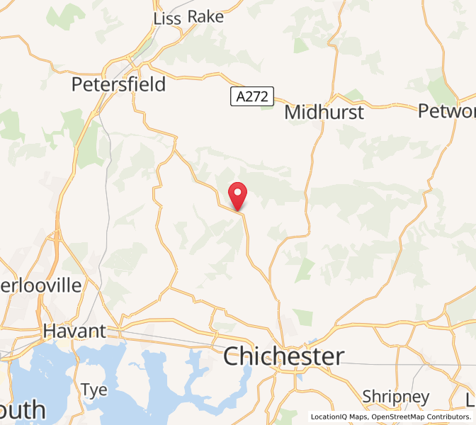 Map of Chilgrove, EnglandEngland