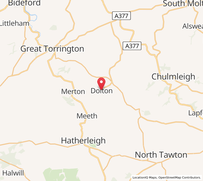 Map of Dolton, EnglandEngland