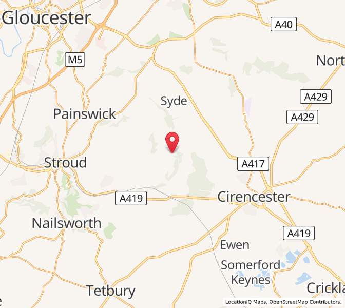 Map of Edgeworth, EnglandEngland