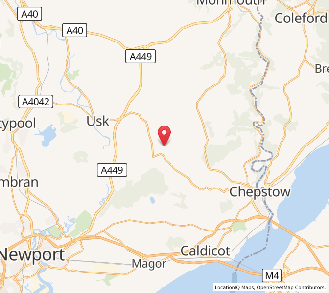 Map of Gaer-fawr, WalesWales