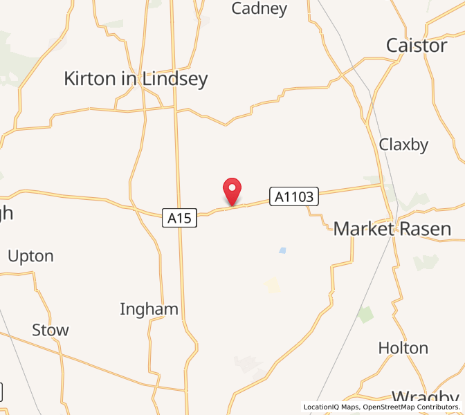 Map of Glentham, EnglandEngland