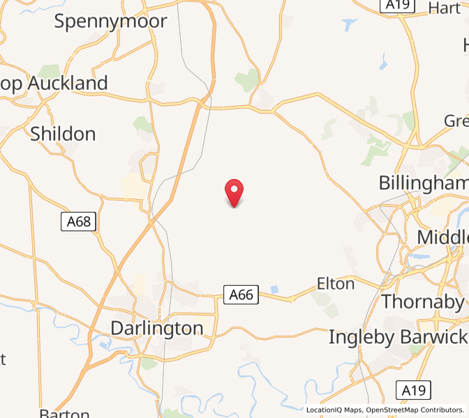 Map of Great Stainton, EnglandEngland