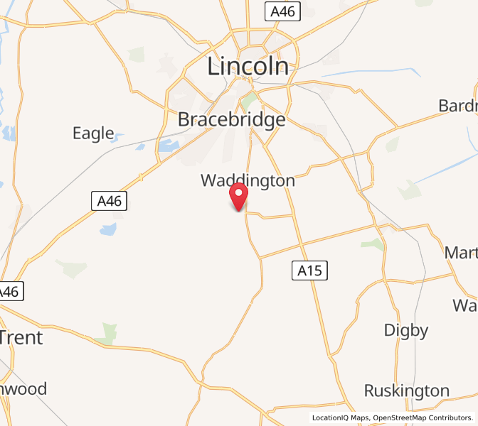 Map of Harmston, EnglandEngland