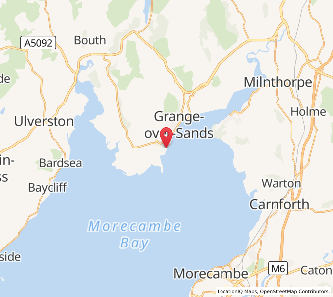 Map of Kents Bank, EnglandEngland