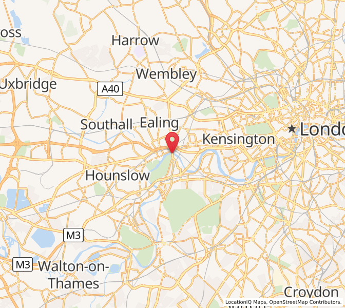 Map of Kew, EnglandEngland