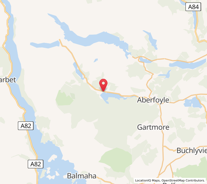Map of Kinlochard, ScotlandScotland