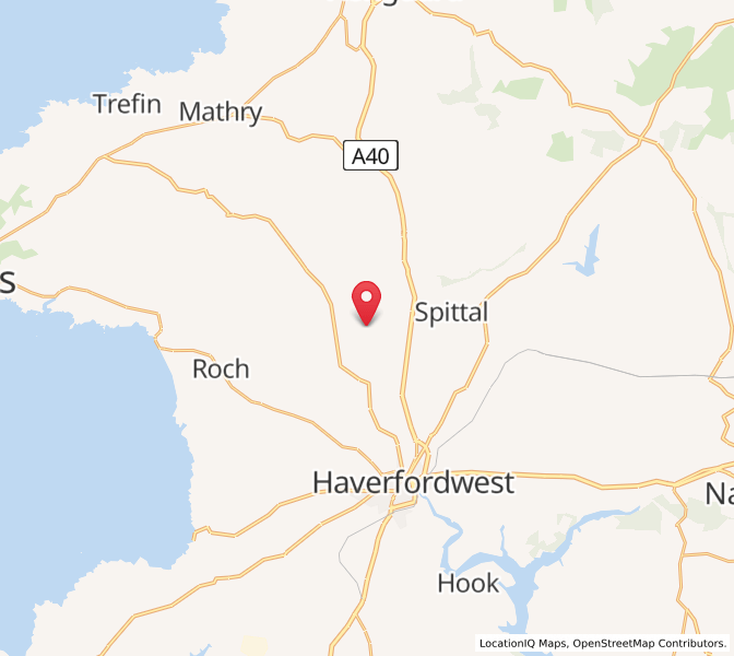 Map of Leweston, WalesWales