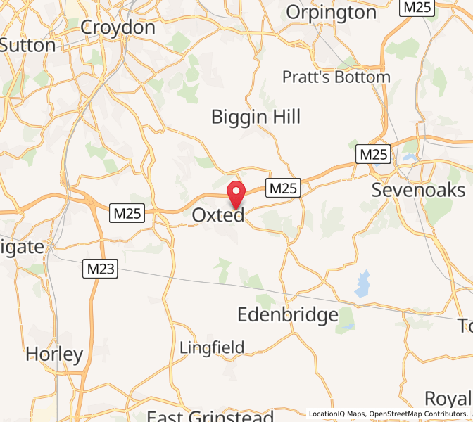 Map of Limpsfield, EnglandEngland
