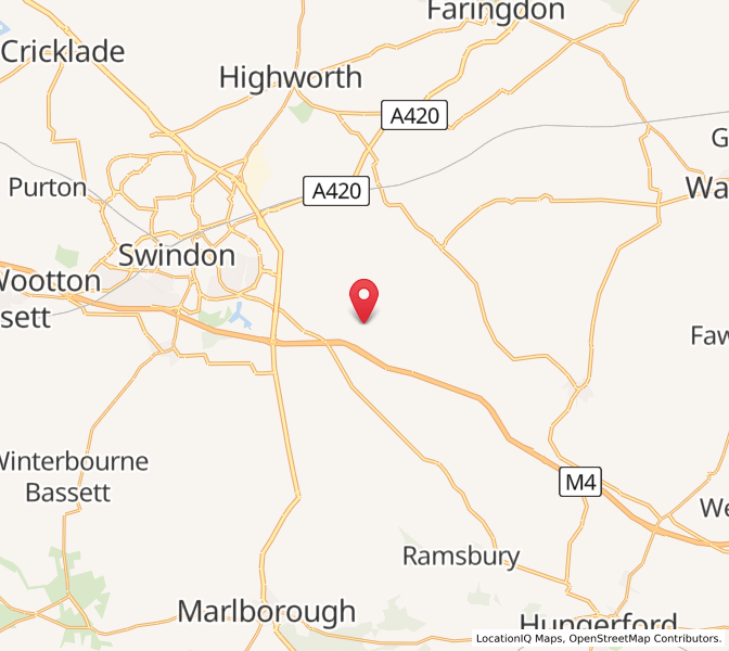Map of Little Hinton, EnglandEngland