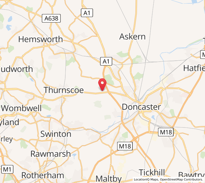 Map of Marr, EnglandEngland