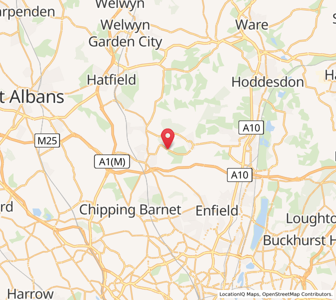 Map of Northaw, EnglandEngland