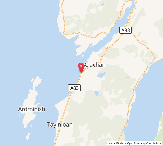 Map of Ronachan, ScotlandScotland