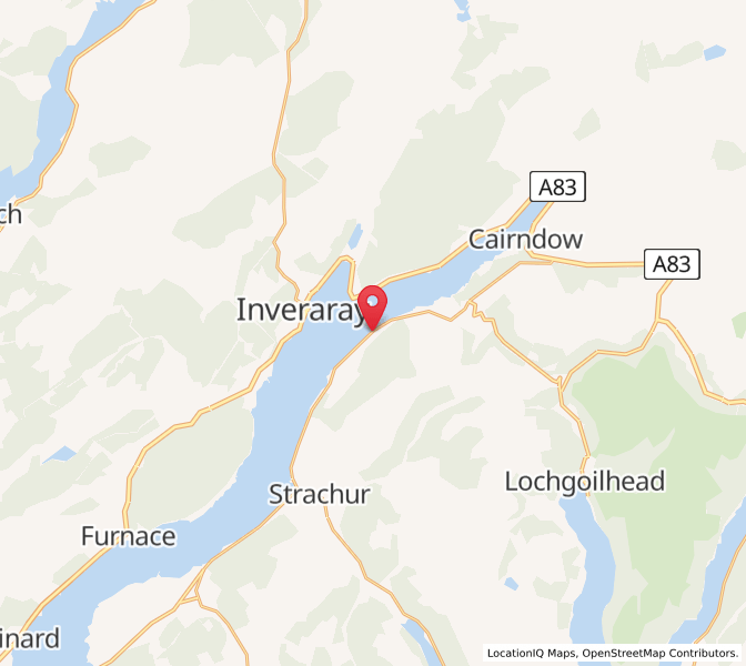 Map of Saint Catherines, ScotlandScotland