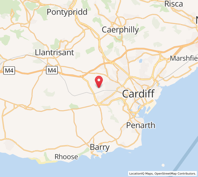 Map of Saint Fagans, WalesWales