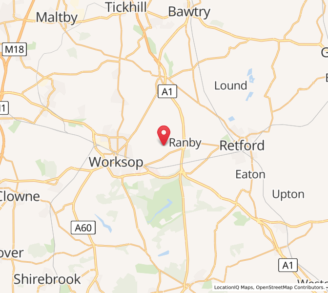 Map of Scofton, EnglandEngland