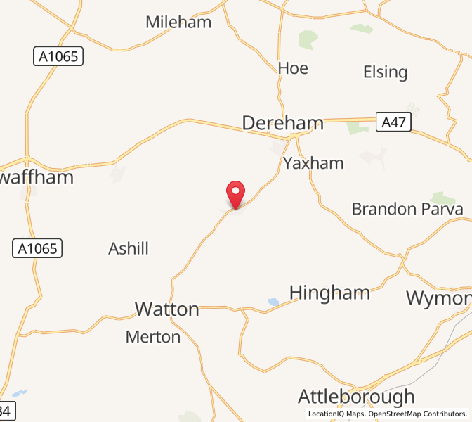 Map of Shipdham, EnglandEngland