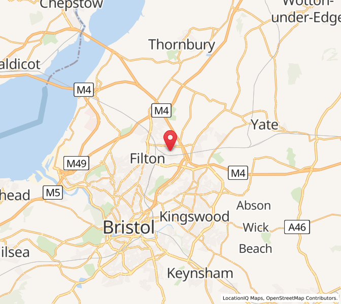 Map of Stoke Gifford, EnglandEngland