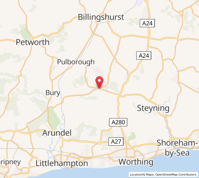 Map of Storrington, EnglandEngland