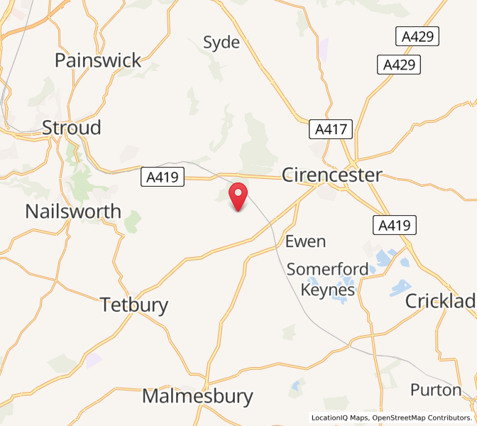Map of Tarlton, EnglandEngland