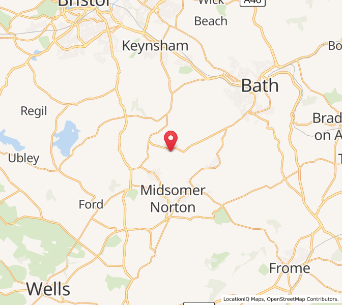 Map of Timsbury, EnglandEngland