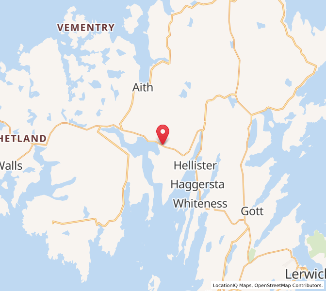 Map of Tresta, ScotlandScotland