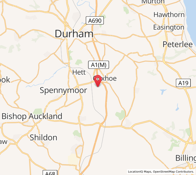 Map of West Cornforth, EnglandEngland