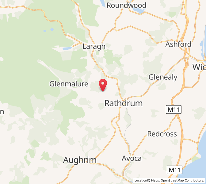 Map of Ballinderry, LeinsterLeinster