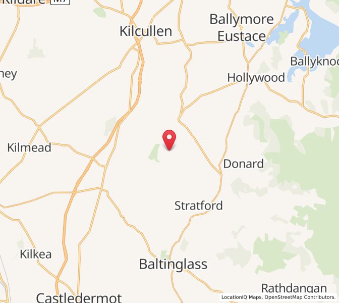 Map of Ballylaffin, LeinsterLeinster
