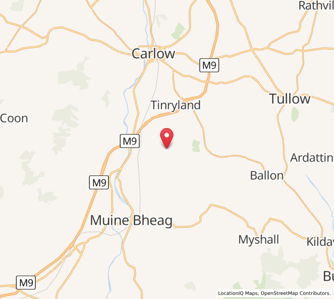 Map of Ballyrvan, LeinsterLeinster