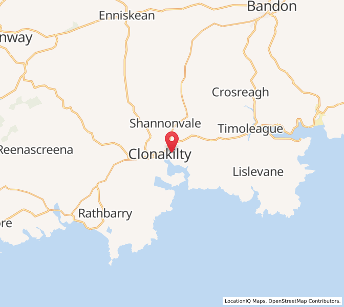 Map of Clonakilty, MunsterMunster