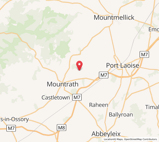Map of Cloncullen, LeinsterLeinster