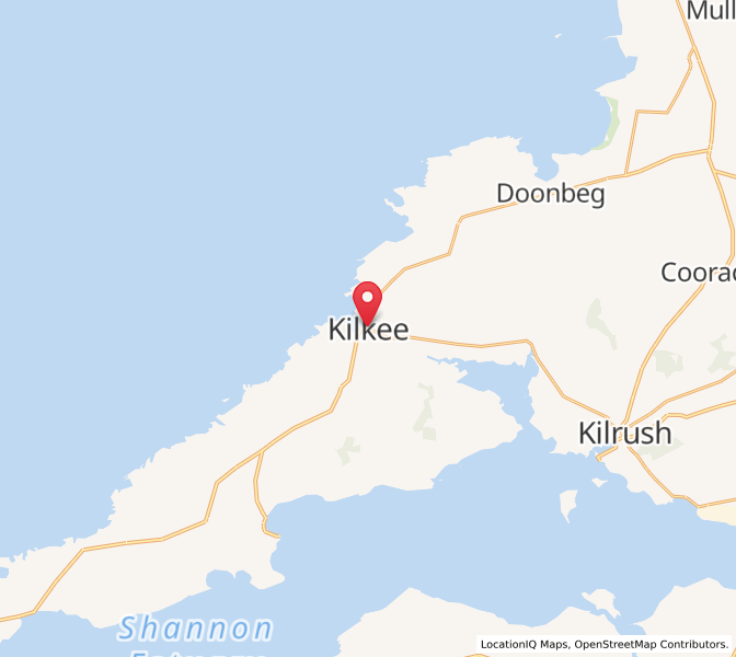 Map of Kilkee, MunsterMunster