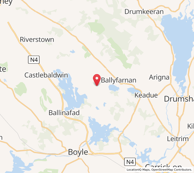 Map of Kilmactranny, ConnaughtConnaught