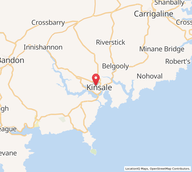 Map of Kinsale, MunsterMunster