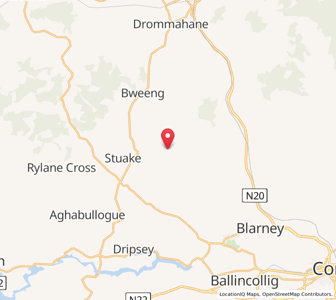 Map of Pluckanes, MunsterMunster