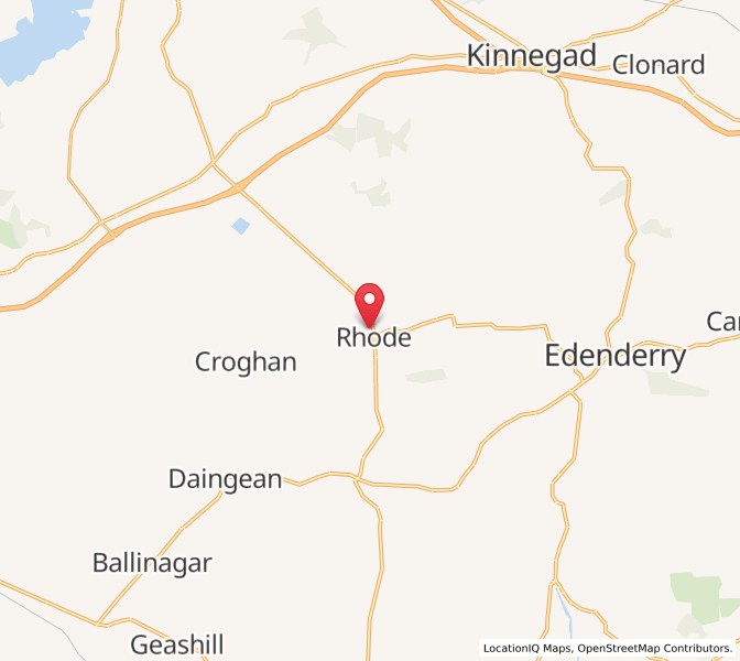 Map of Rhode, LeinsterLeinster