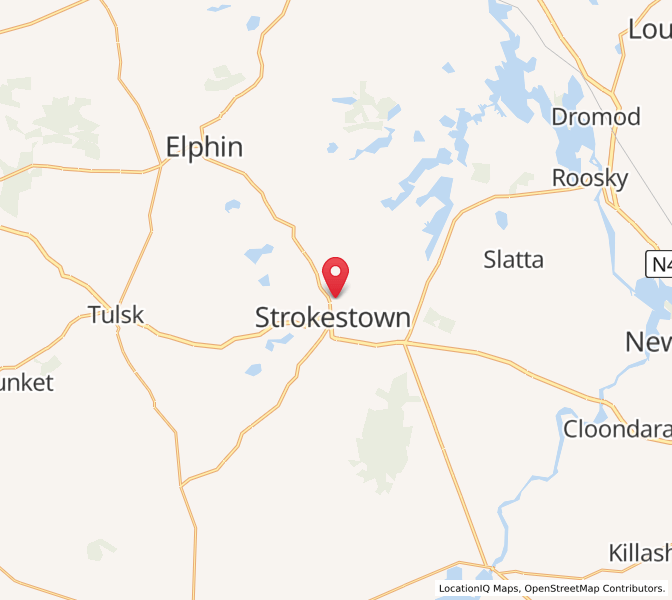 Map of Strokestown, ConnaughtConnaught