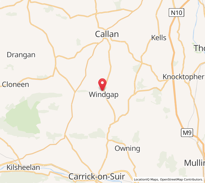 Map of Windgap, LeinsterLeinster