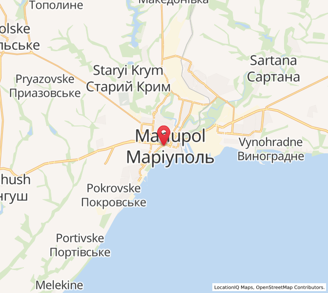 Sunrise and sunset times in Mariupol, Donetsk